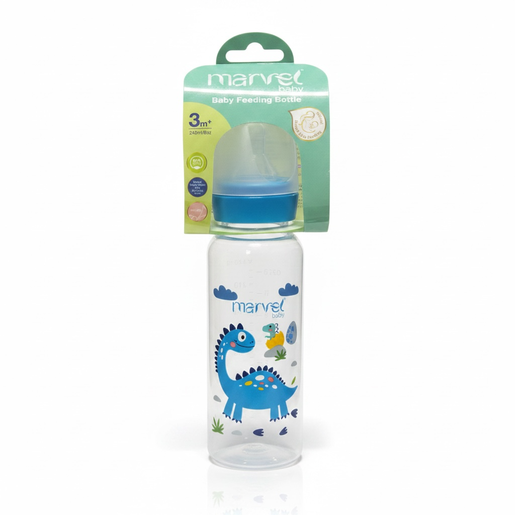 PP Standard Feeding Bottle 240ml- Marvel