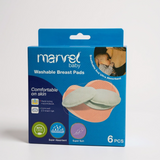Washable Breast Pads 6pcs- Marvel