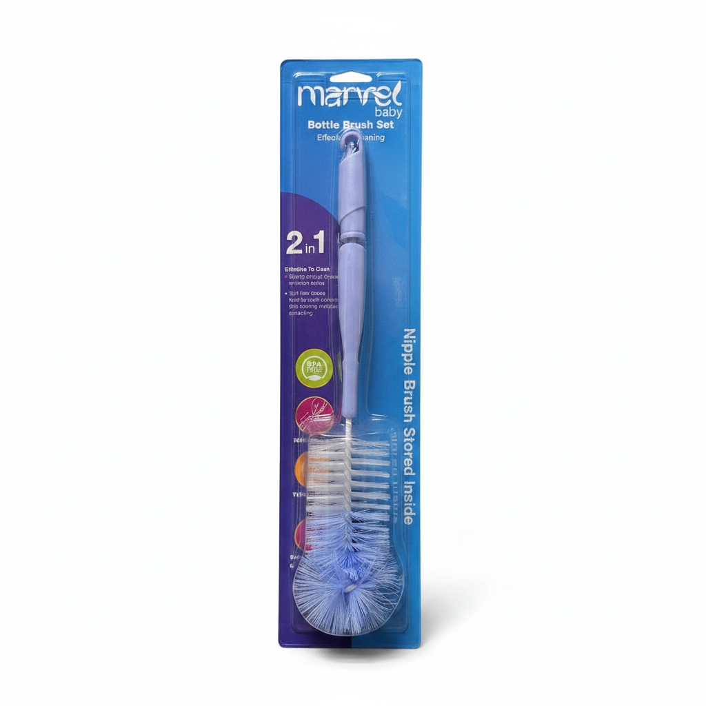 Bottle Brush Set 2 in 1- Marvel