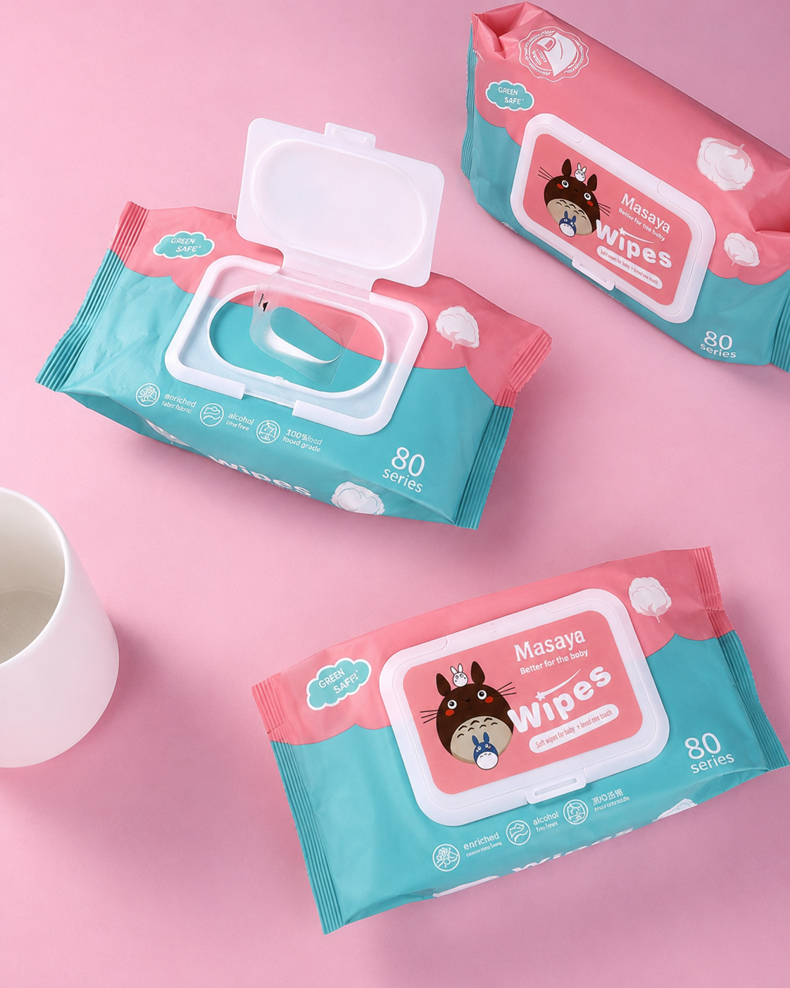 Masaya Baby Wet Wipes - 80Wipes