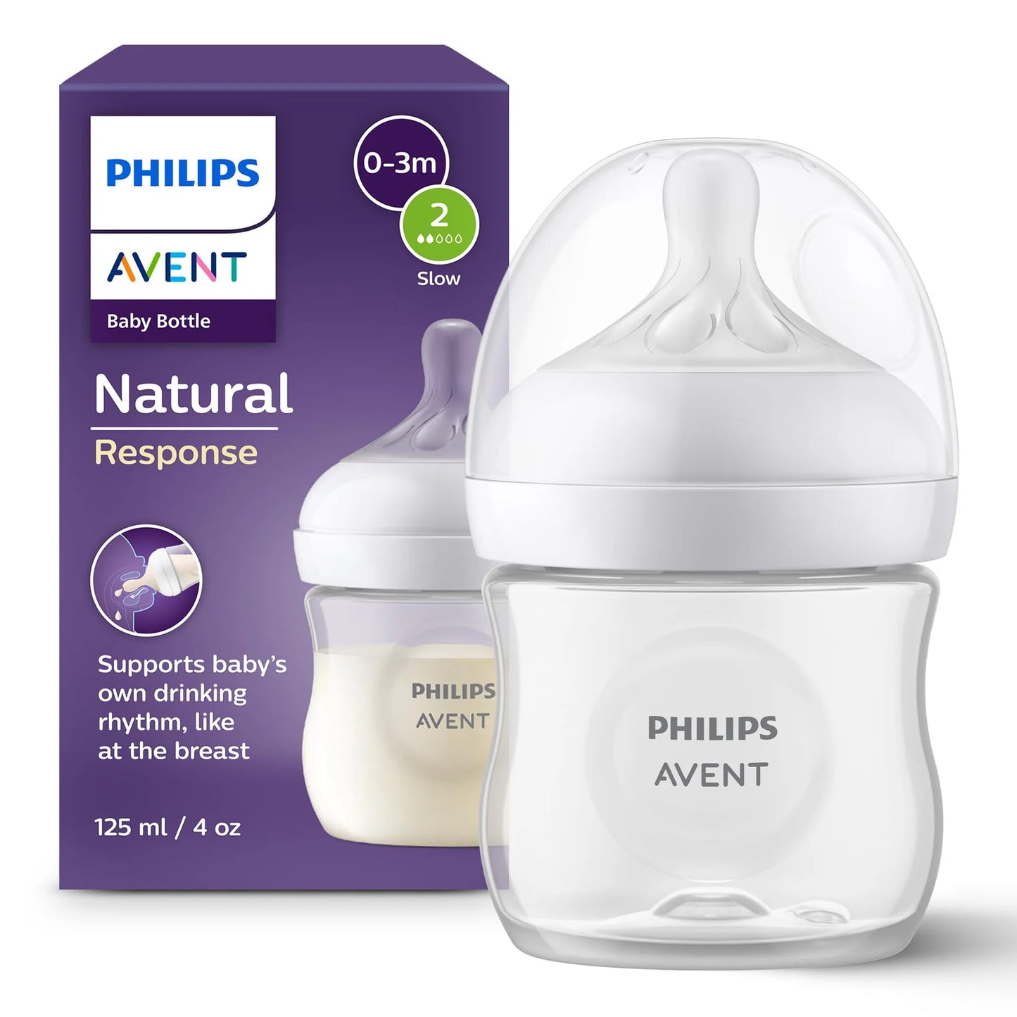 PHILIPS AVENT - Natural Bottle 125ml Single Pack