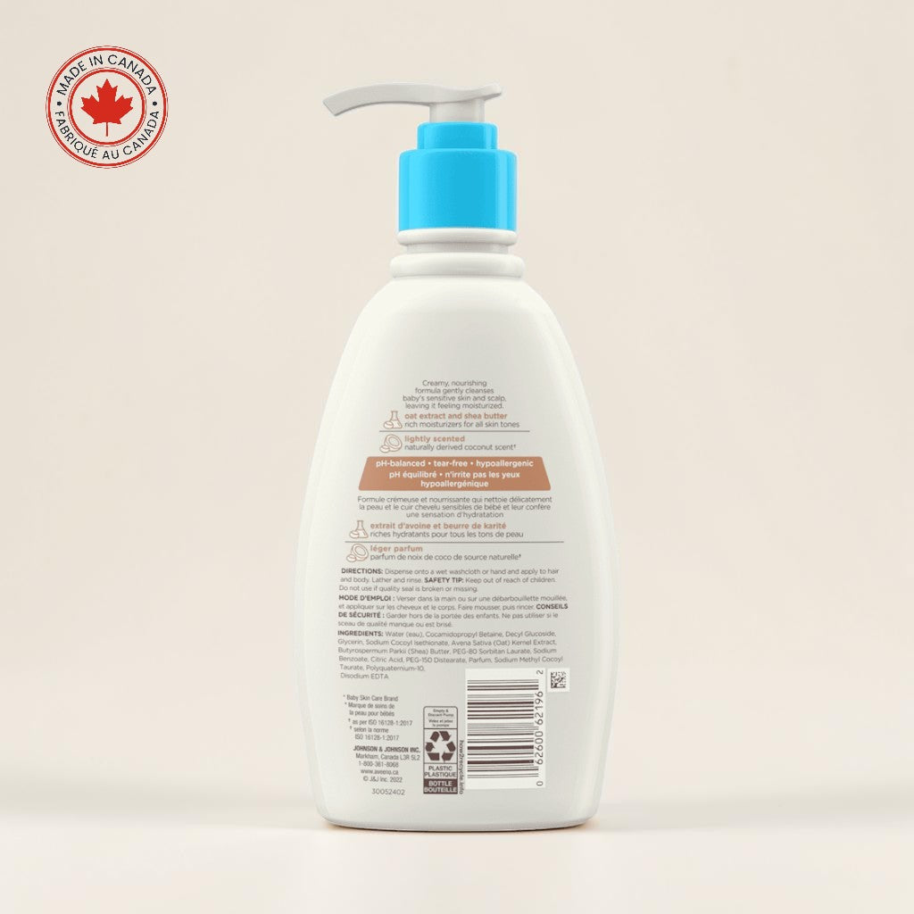 AVEENO® Baby Daily Wash & Shampoo Coconut Scent & Shea Butter 354ml