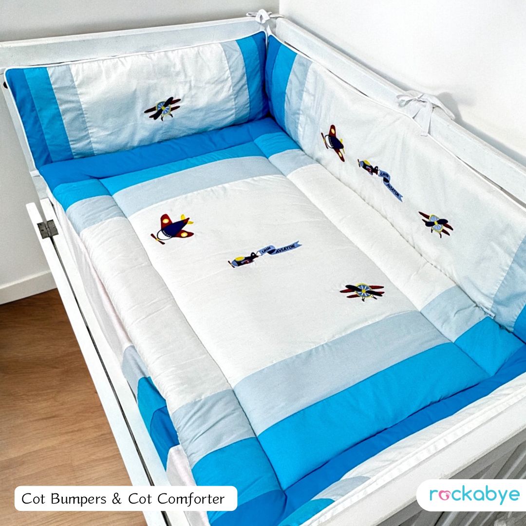 Cot Comforter - Little Aviator
