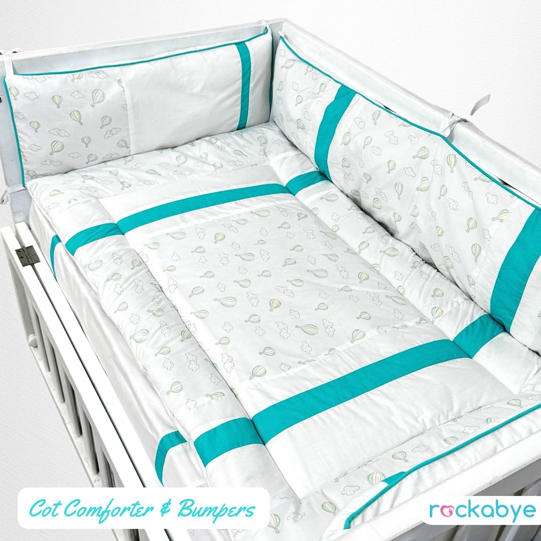 Cot Comforter - Floaty Balloon