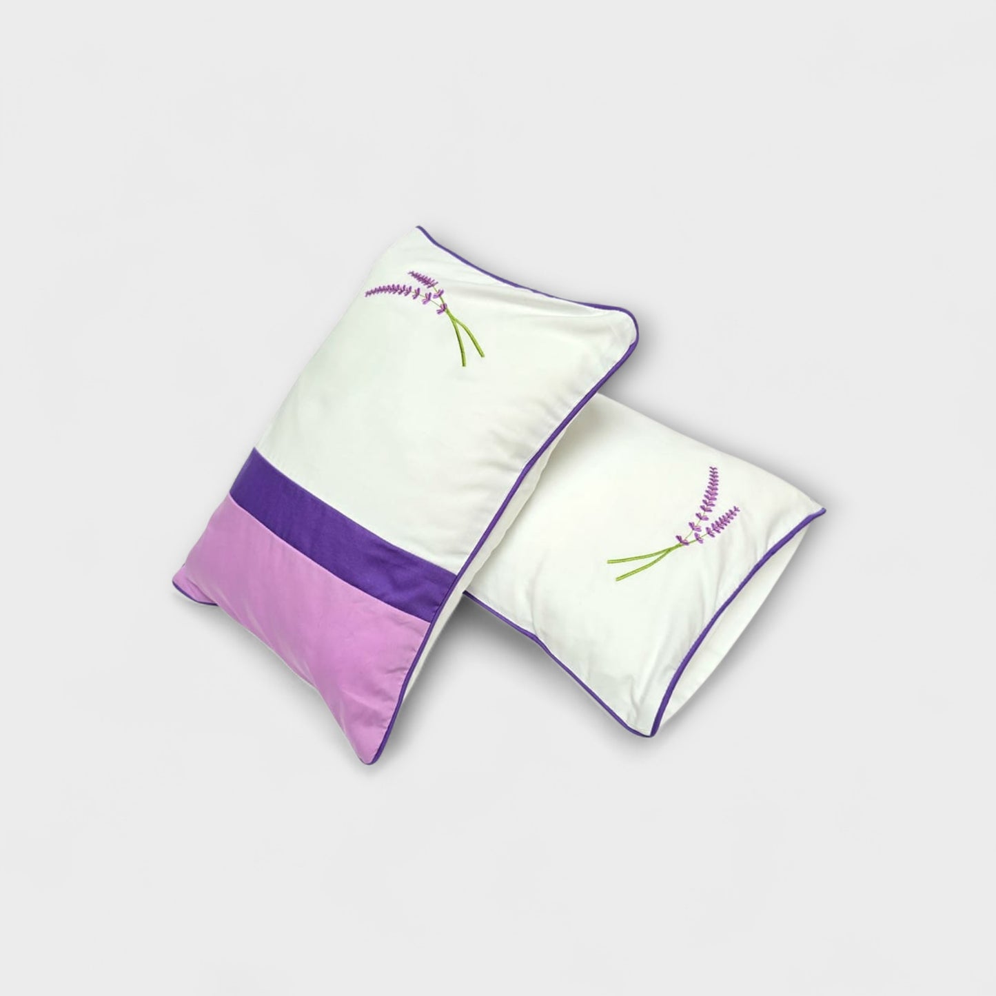 Box Pillow Cover - Lavender Trails