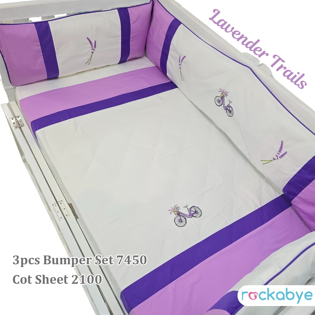 3pcs Bumper Set - Lavender Trails