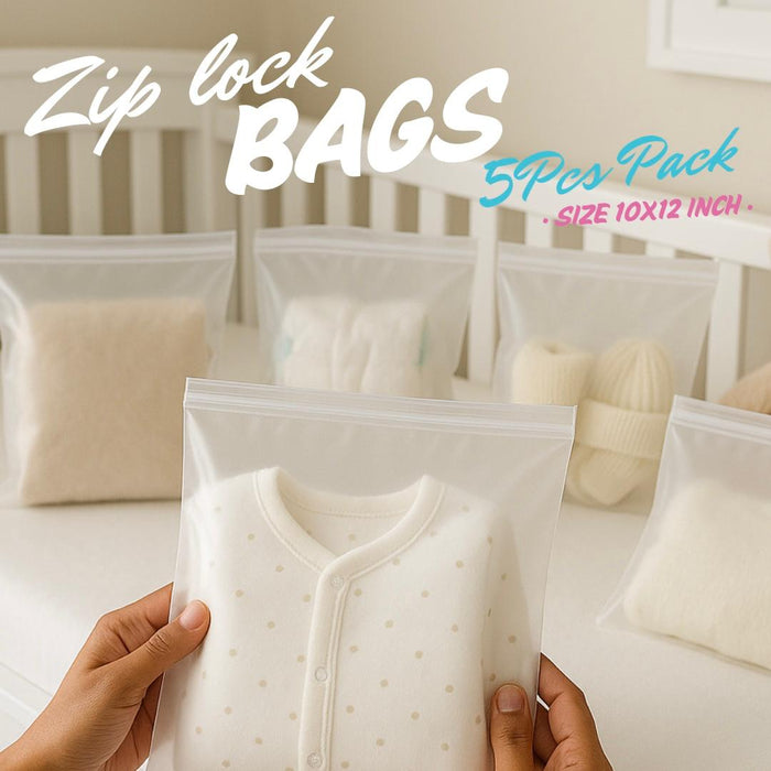 5Pc Ziplock Bag - Baby Items Organizer