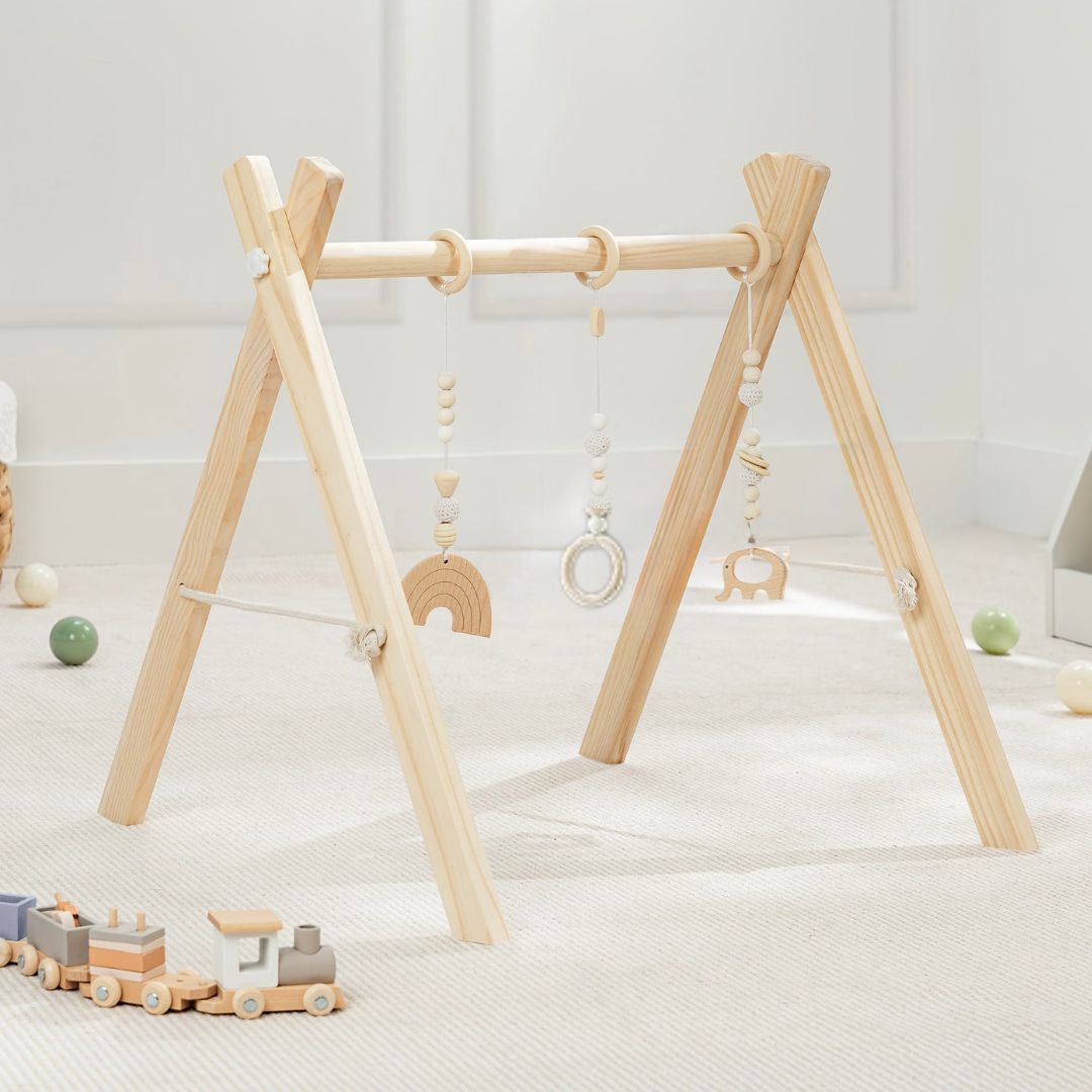Wooden Baby Play Gym