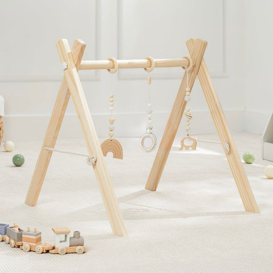 Wooden Baby Play Gym