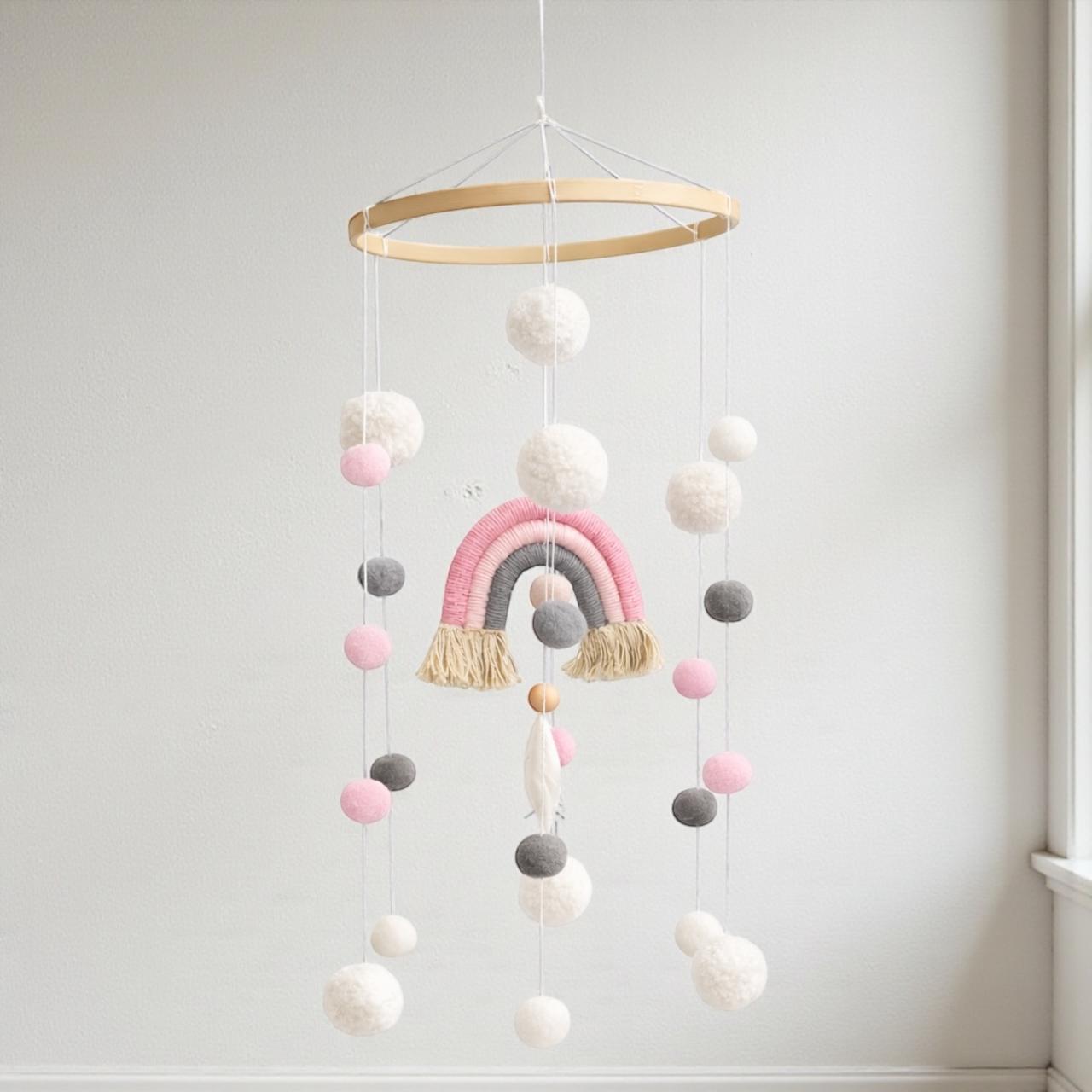 Rainbow Cot Mobile