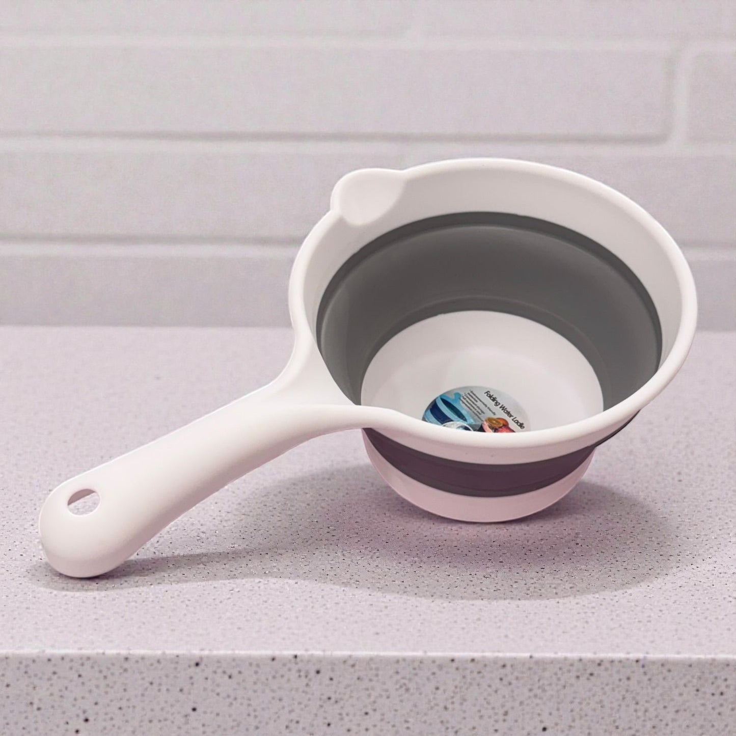 Foldable Baby Bath Rinse Cup with Easy-Grip Handle