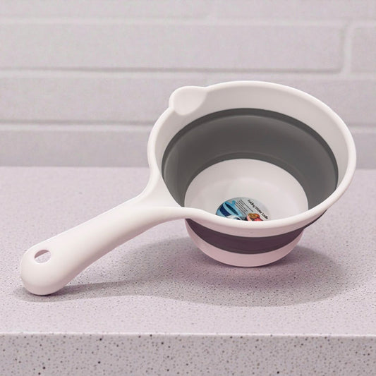 Foldable Baby Bath Rinse Cup with Easy-Grip Handle