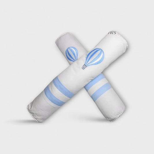 Roller Pillow Covers- Up in the Clouds