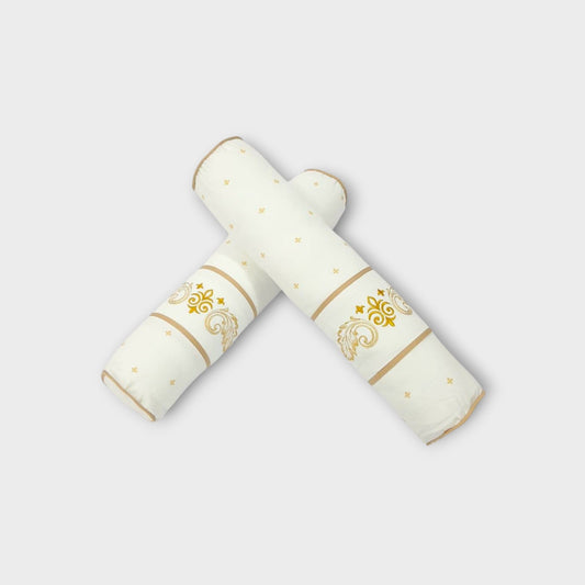 Roll Pillow Cover-Ivory Dream