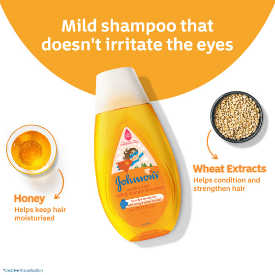 Johnson’s® Active Kids® Soft & Smooth Shampoo 200ml