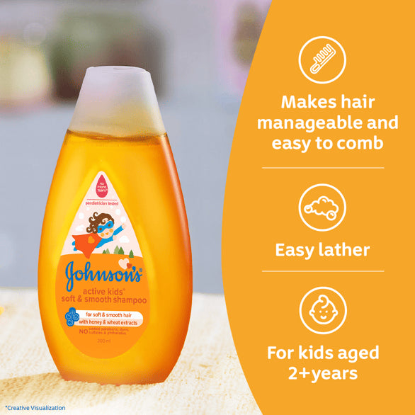 Johnson’s® Active Kids® Soft & Smooth Shampoo 200ml