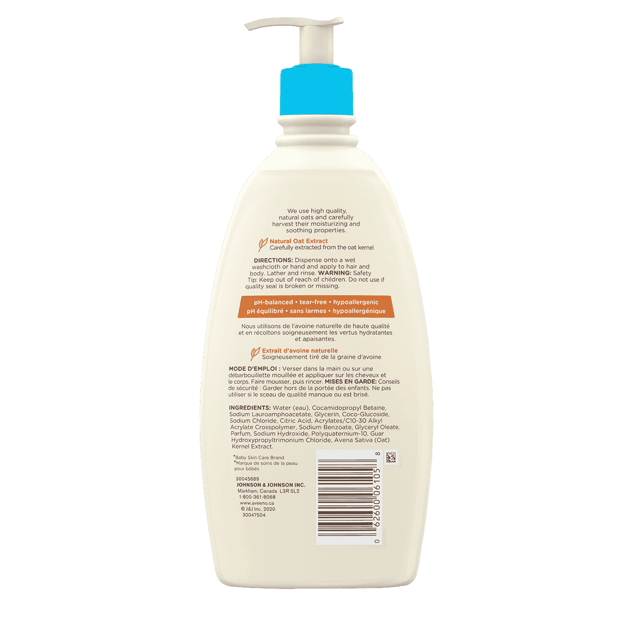 Baby Wash & Shampoo 532ml - Aveeno