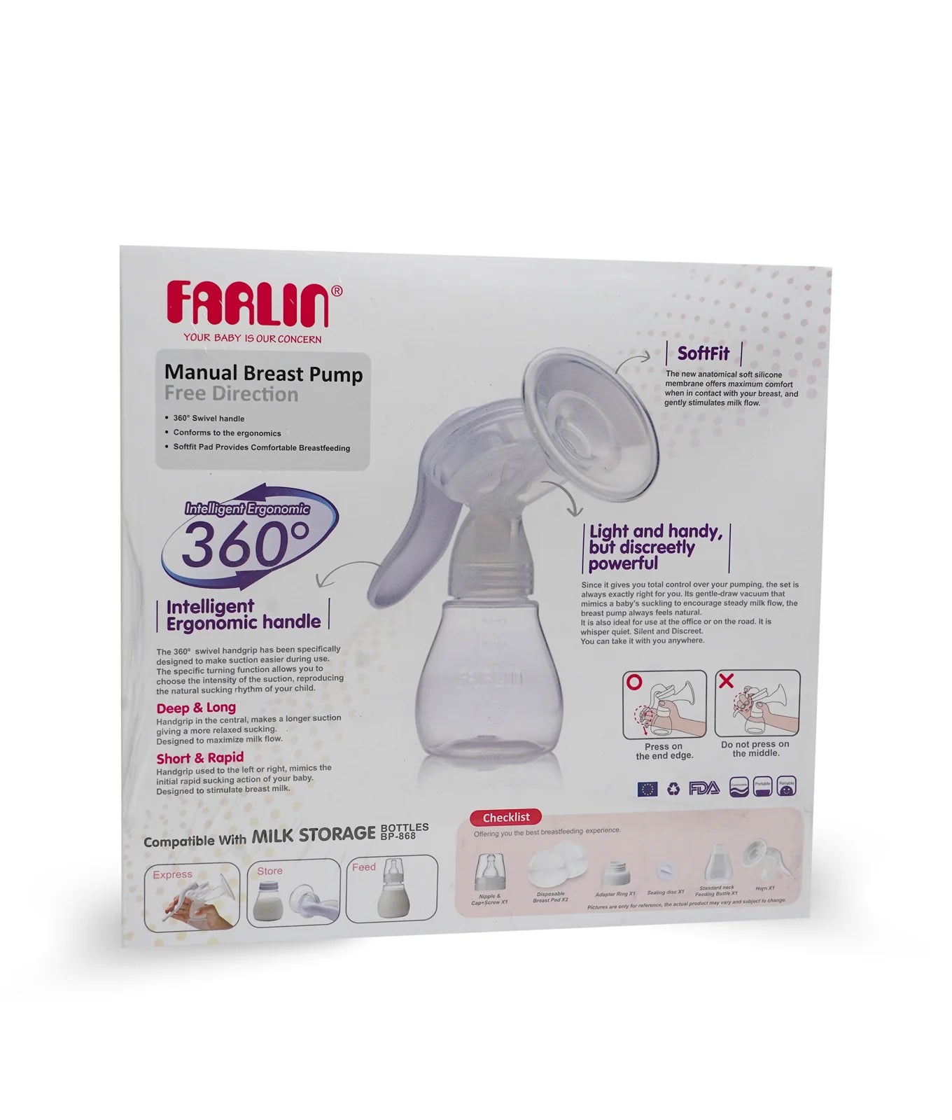 Manual Breast Pump - Farlin