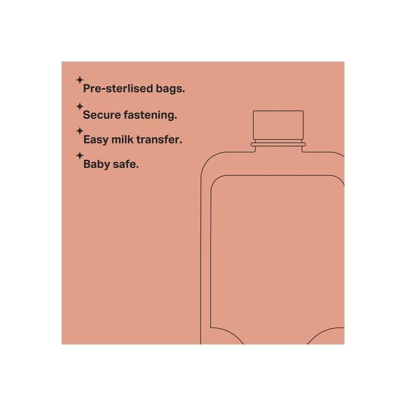 Tommee Tippee Closer To Nature Breastmilk Storage Bags 350ml 36 Pack