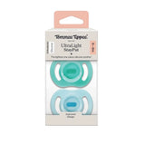 Tommee Tippee - 2Pc 0-6m UltraLight StayPut Soother