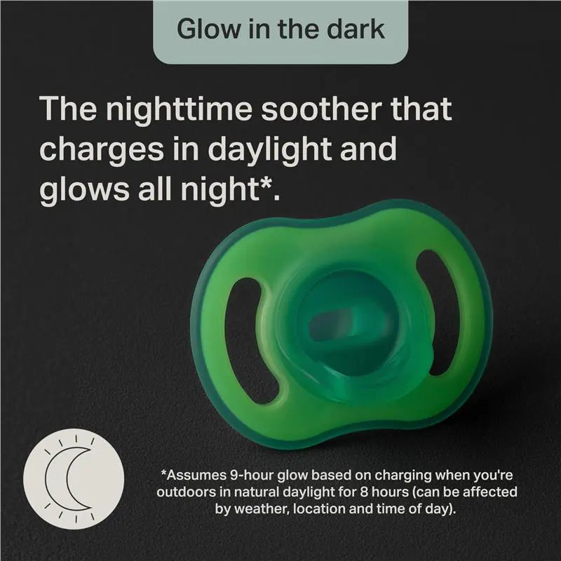 Tommee Tippee Ultra-light StayPut Night Glow Soother 0-6m (2 Pack)