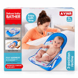 Deluxe baby bather reclining bath seat - blue