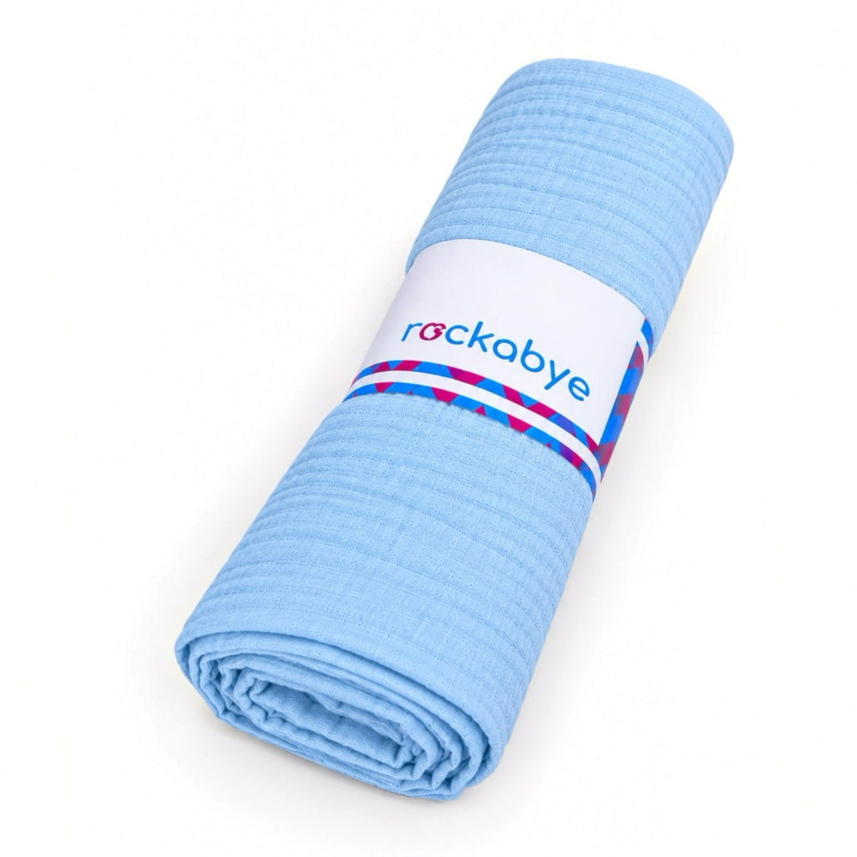 Double Cotton Swaddle Wrap - Blue