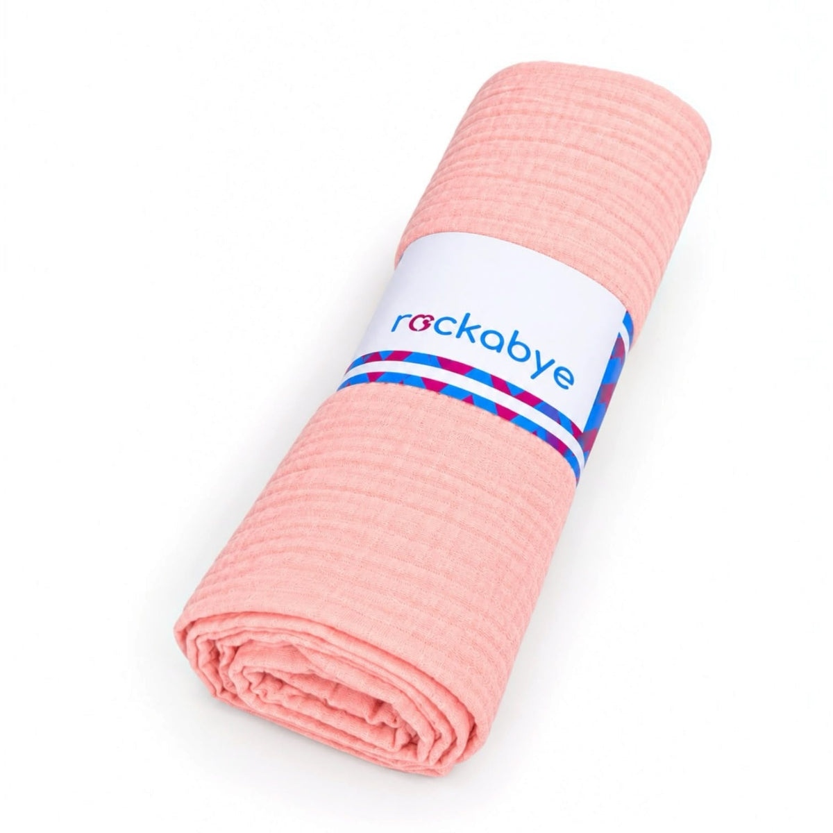 Double Cotton Swaddle Wrap - Peach