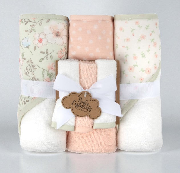 6Pcs Baby Bath Towel Set
