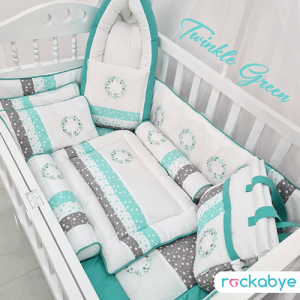 Twinkle Green Baby Bedding